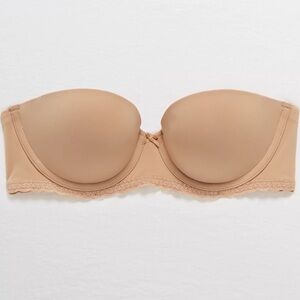 Aerie Strapless Nude Bra